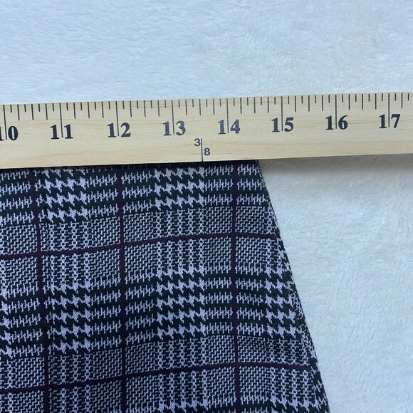 Eclipse Houndstooth Plaid Skirt Size Medium - Picture 5 of 6